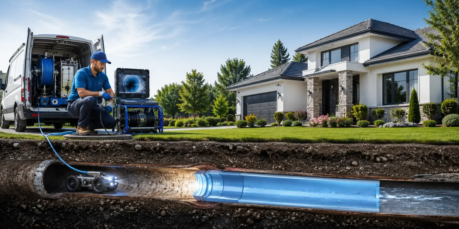 Pipe Relining information for Three Rivers, MA